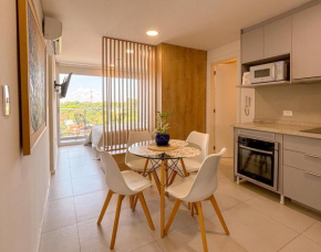 Loft with balcony and garage minutes away from corporate axis